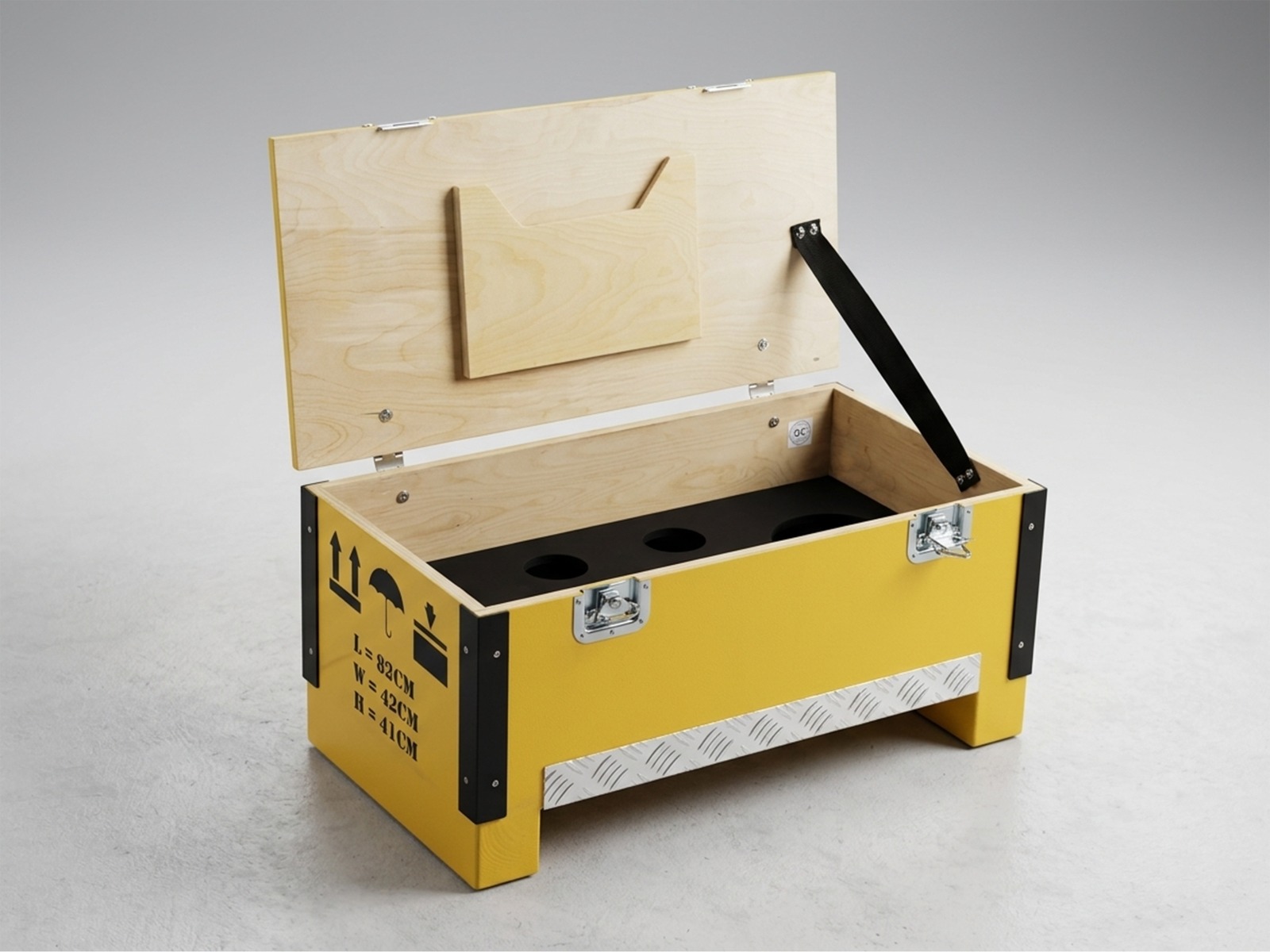 Heavy-duty wooden export crate