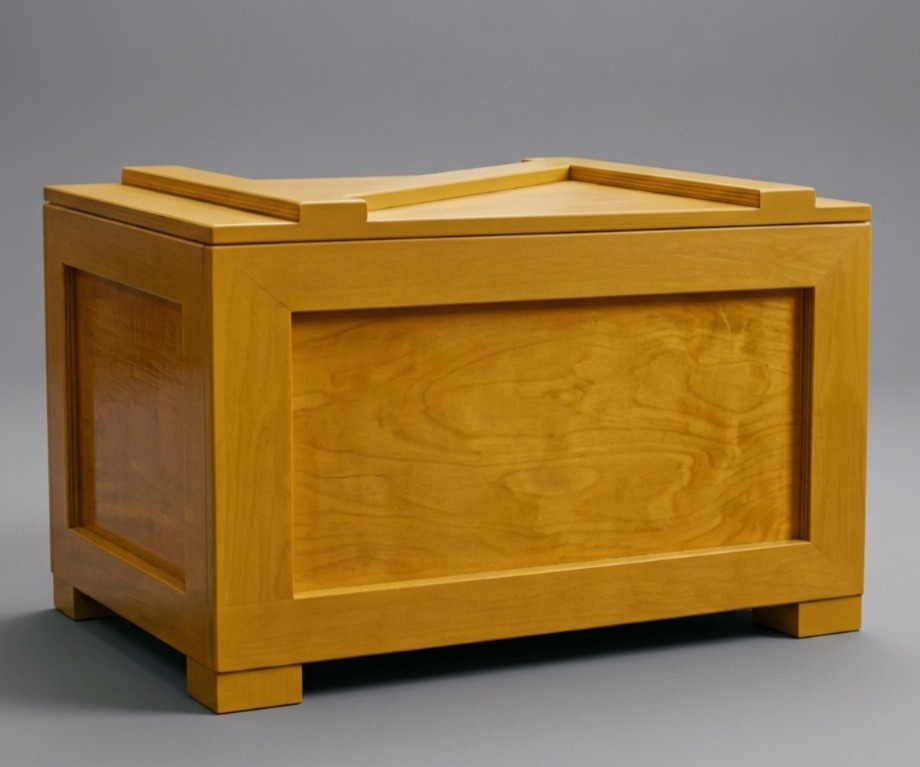 Custom wooden shipping box
