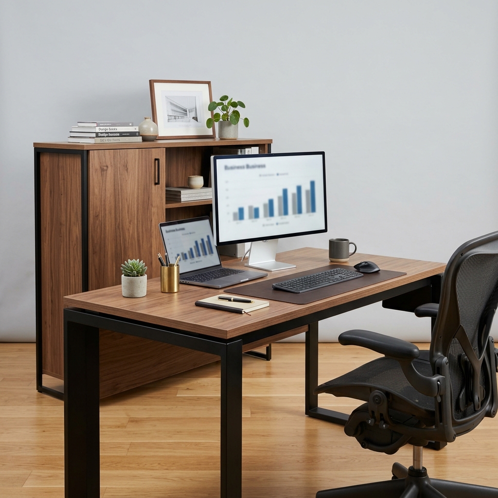 Executive office furniture set
