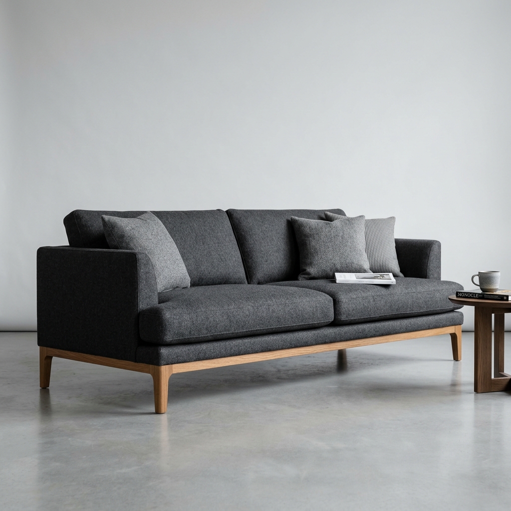 Custom-upholstered sofa