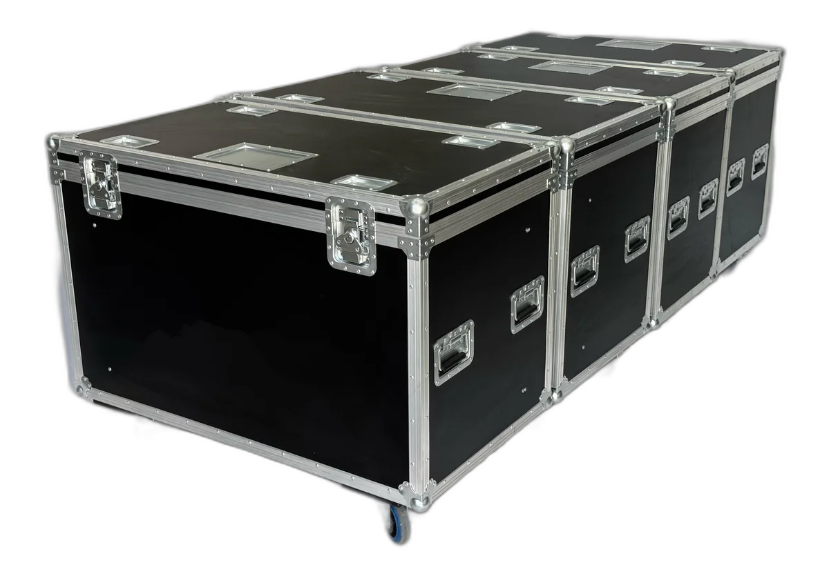 Wheeled cable trunk flight case