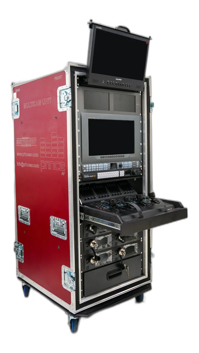 19-inch shock-mounted rack flight case